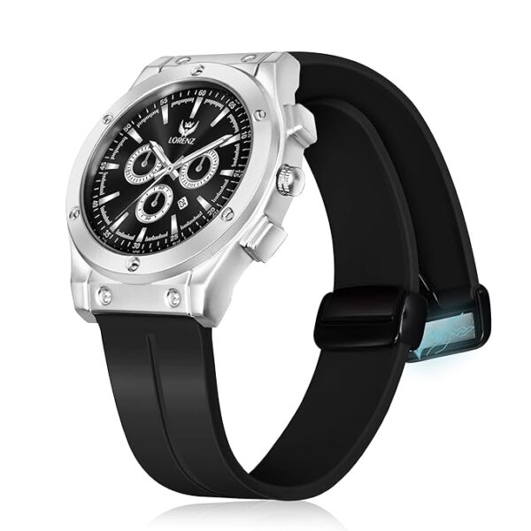 Black Date Dial Analog Watch